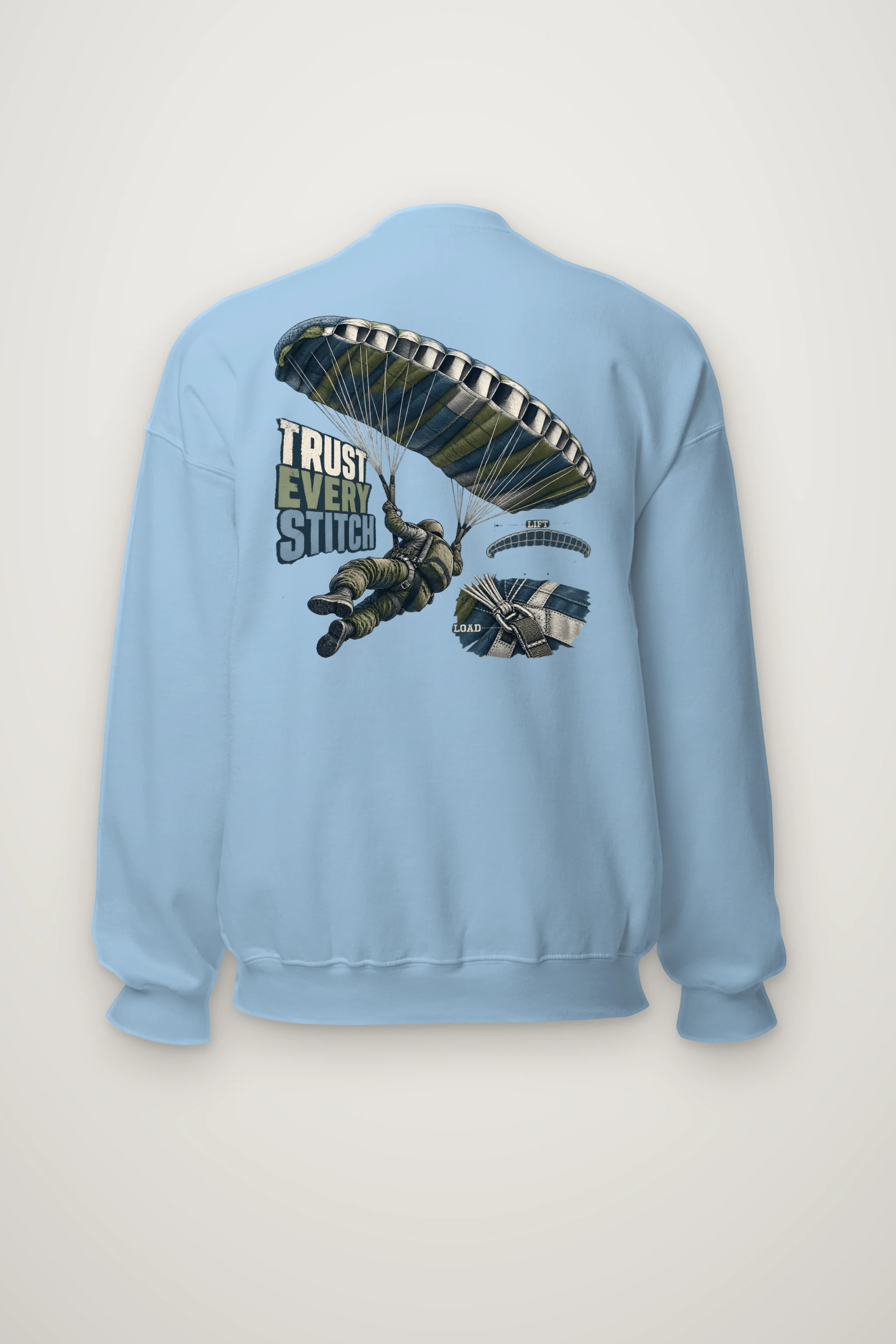 "Trust Every Stitch" Heavy Blend Unisex Crewneck Sweatshirt