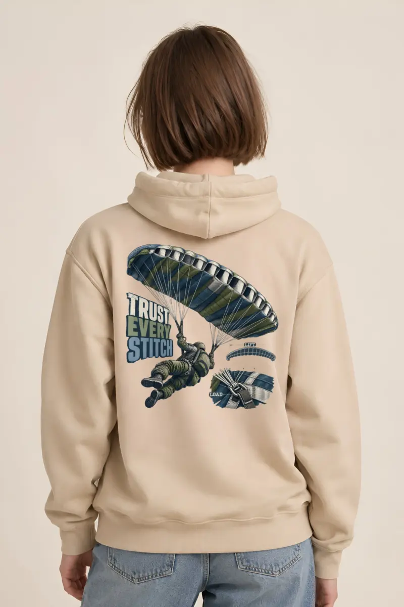 "Trust Every Stitch" Heavy Blend Unisex Pullover Hoodie