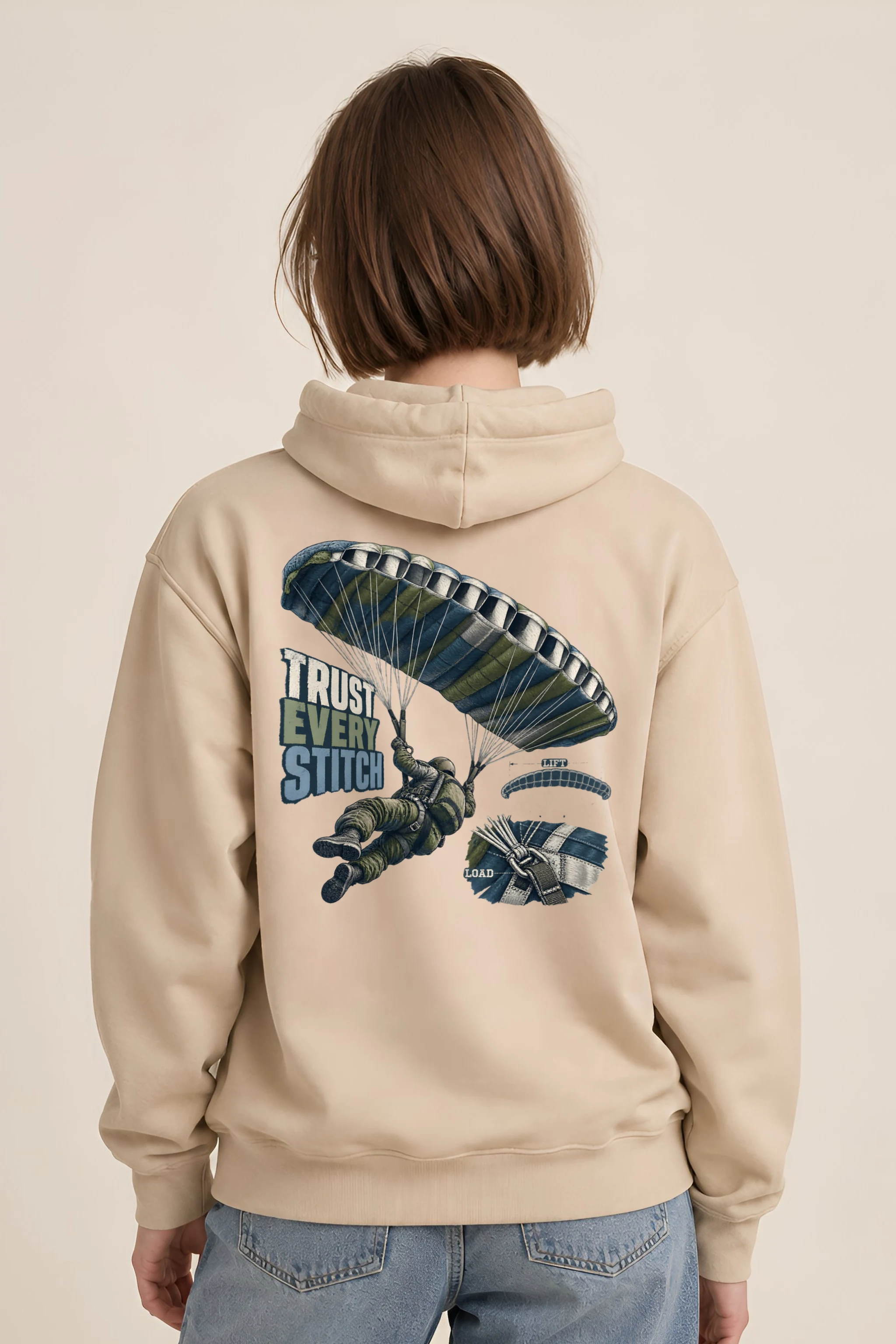 "Trust Every Stitch" Heavy Blend Unisex Pullover Hoodie