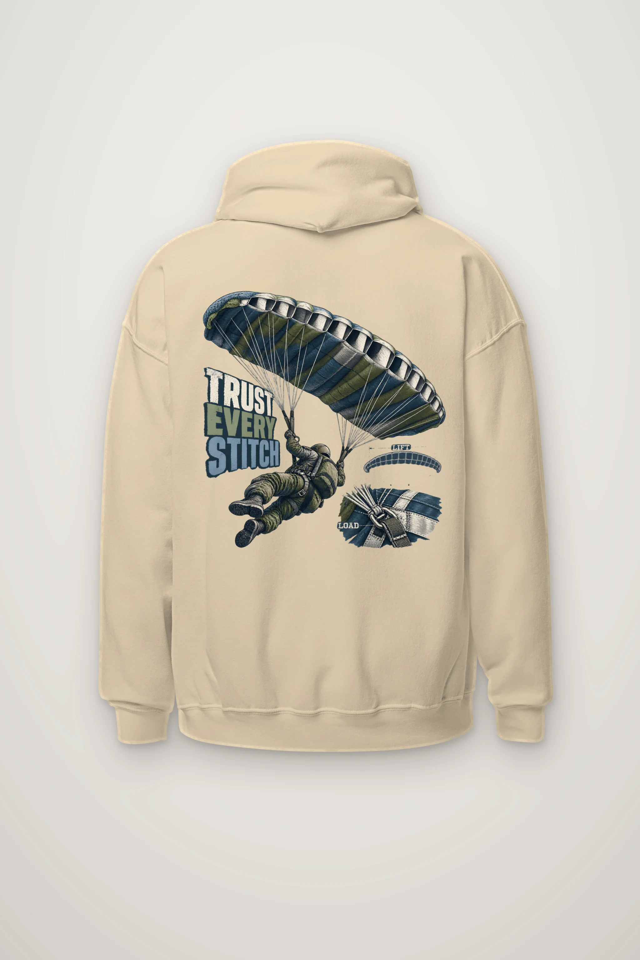 "Trust Every Stitch" Heavy Blend Unisex Pullover Hoodie