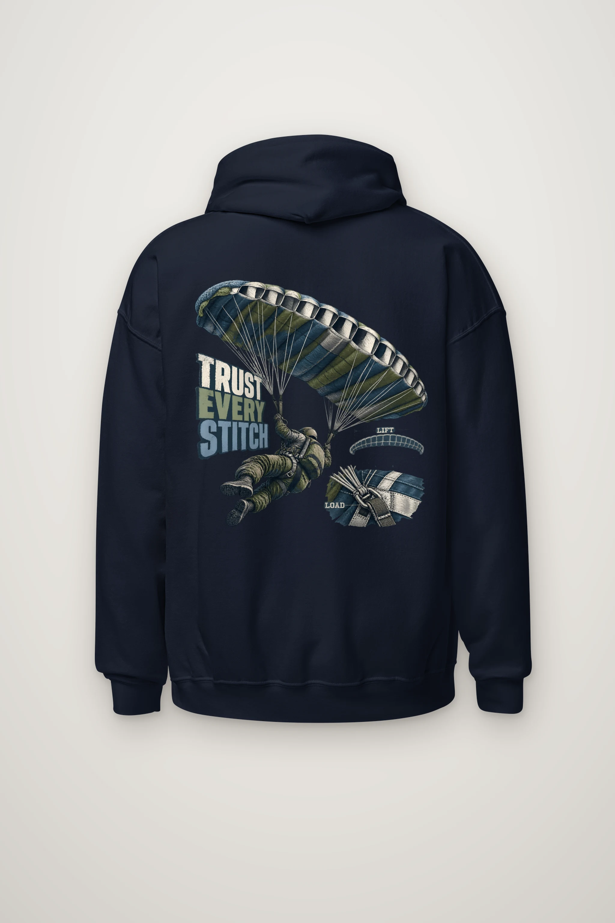 "Trust Every Stitch" Heavy Blend Unisex Pullover Hoodie