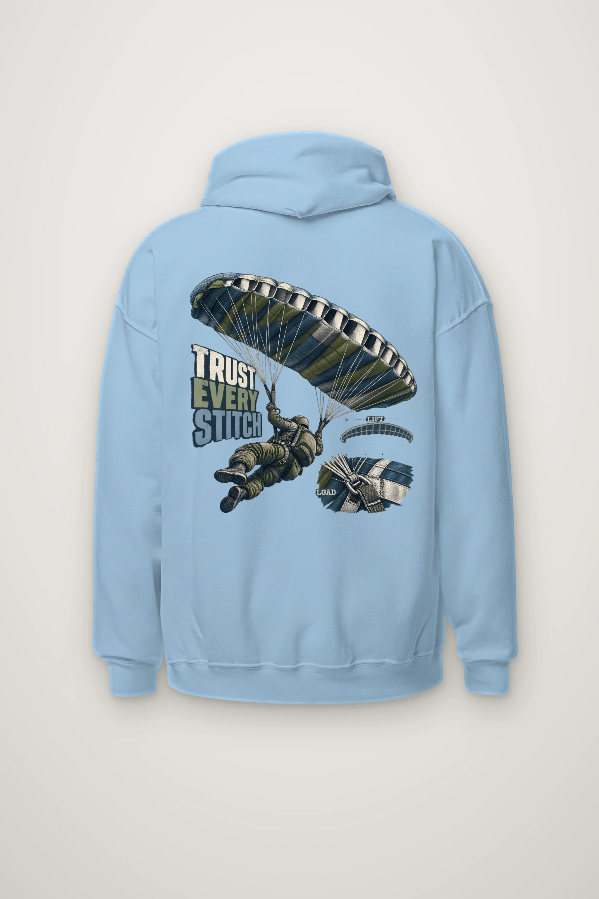 "Trust Every Stitch" Heavy Blend Unisex Pullover Hoodie