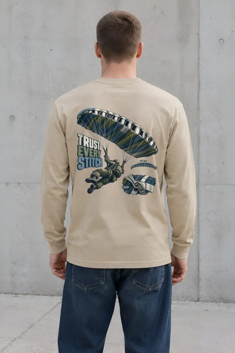 “Trust Every Stitch” Unisex Longsleeve T-shirt