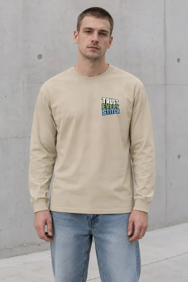 "Trust Every Stitch" Unisex Longsleeve T-shirt