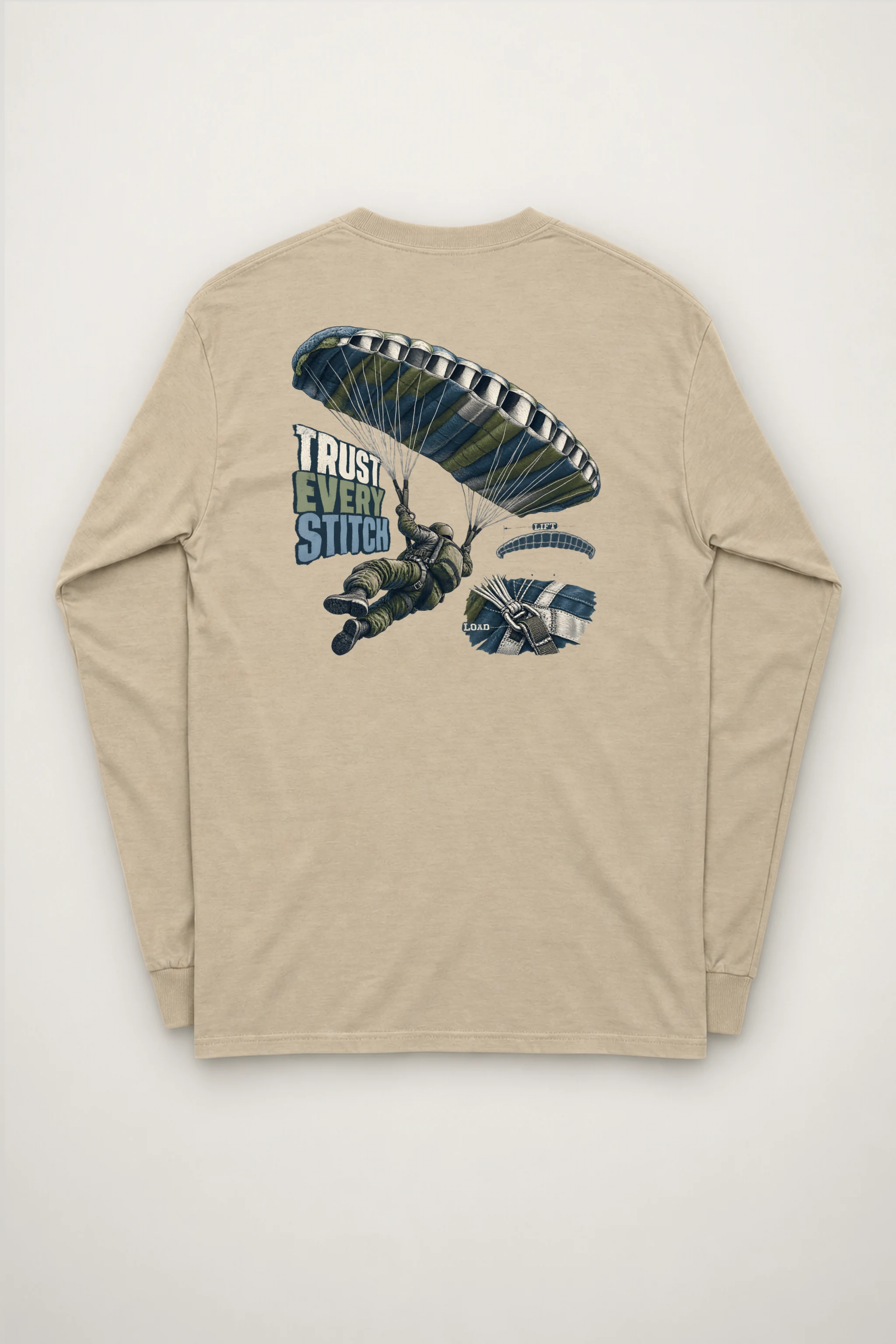 "Trust Every Stitch" Unisex Longsleeve T-shirt