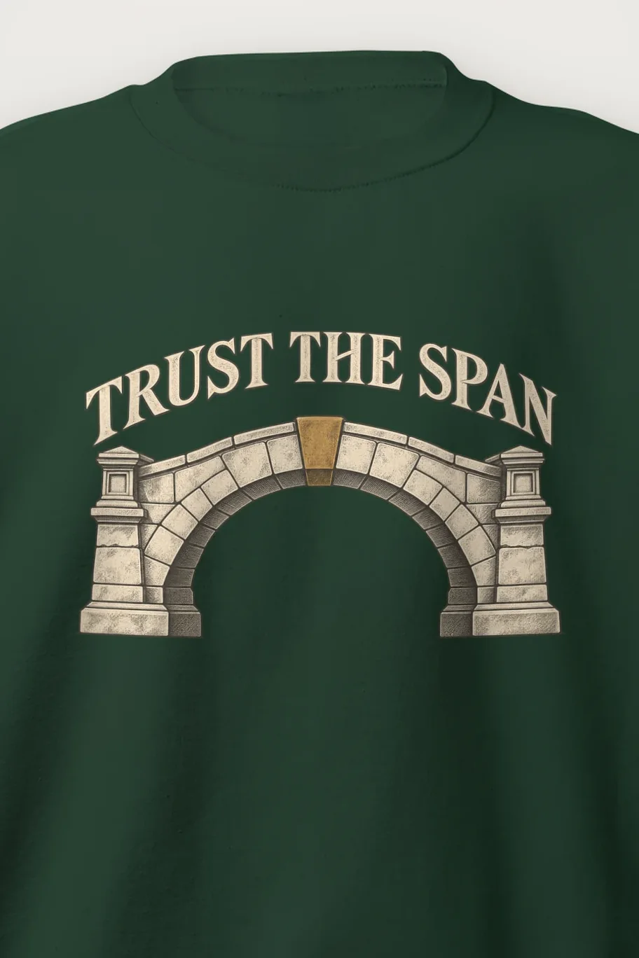 "Trust The Span" Heavy Blend Unisex Crewneck Sweatshirt