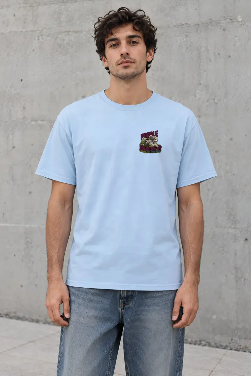 "Try Keeping Up Poodle" Heavyweight Unisex Crewneck T-shirt