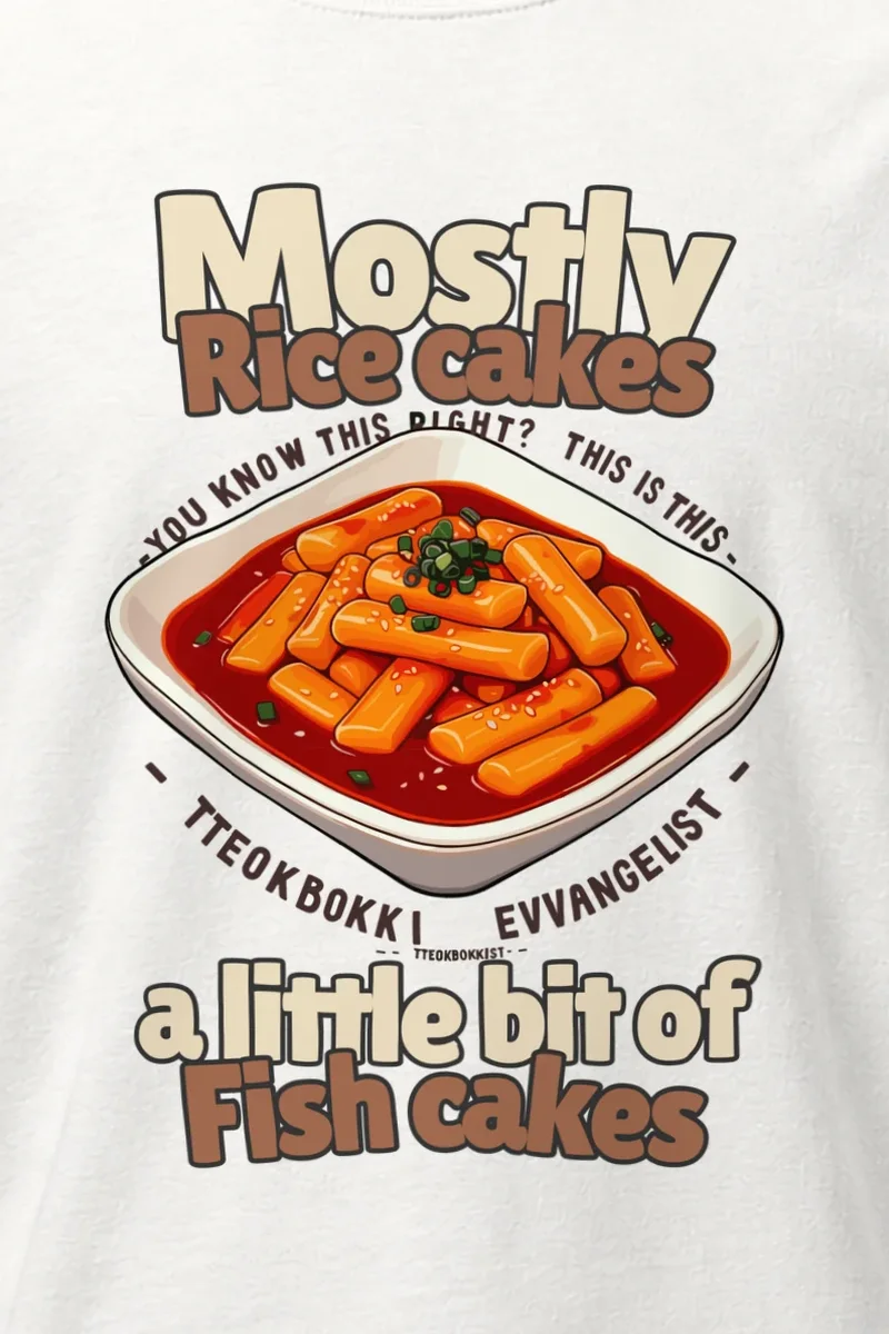 "Tteokbokki Evangelist" Heavyweight Unisex Crewneck T-shirt