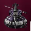 "Turn the Violin Up" Heavyweight Unisex Crewneck T-shirt