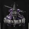 "Turn the Violin Up" Men's Oversized Heavyweight Crewneck T-Shirt