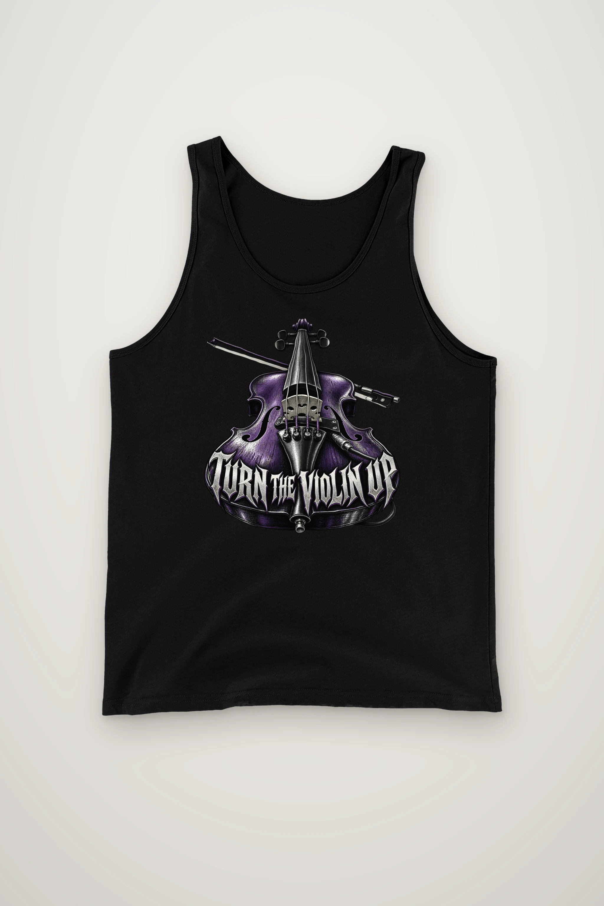 "Turn the Violin Up" Unisex Jersey Tank