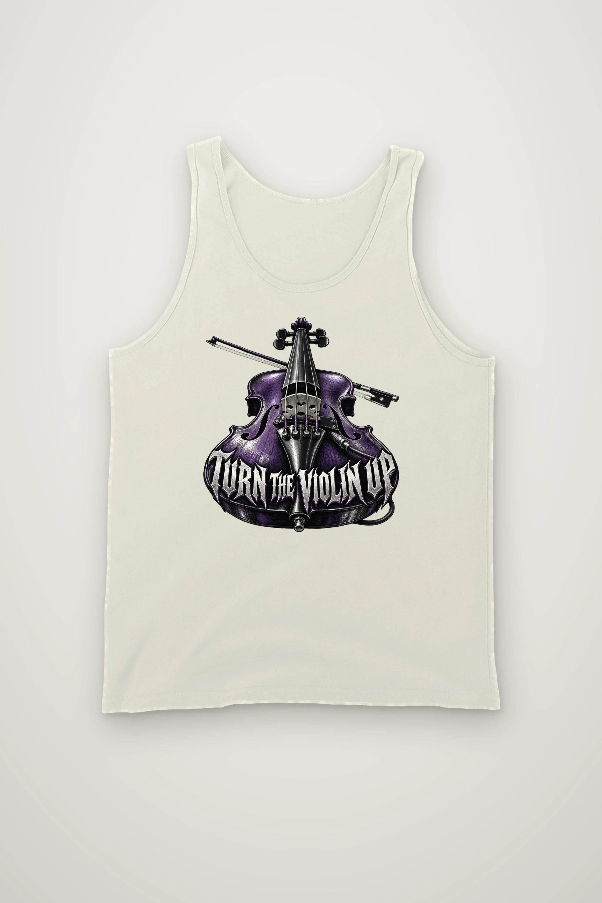 "Turn the Violin Up" Unisex Jersey Tank