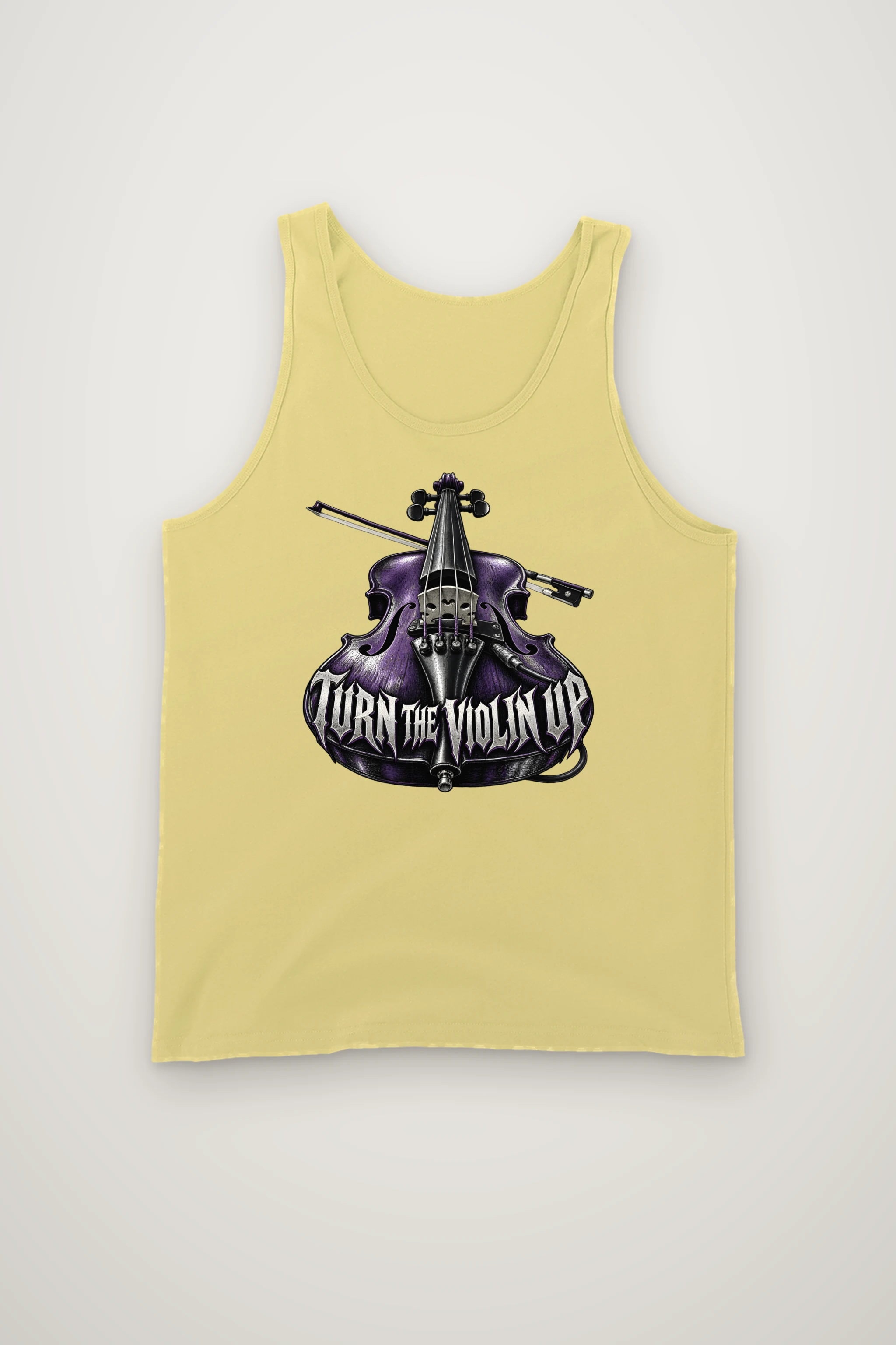 "Turn the Violin Up" Unisex Jersey Tank