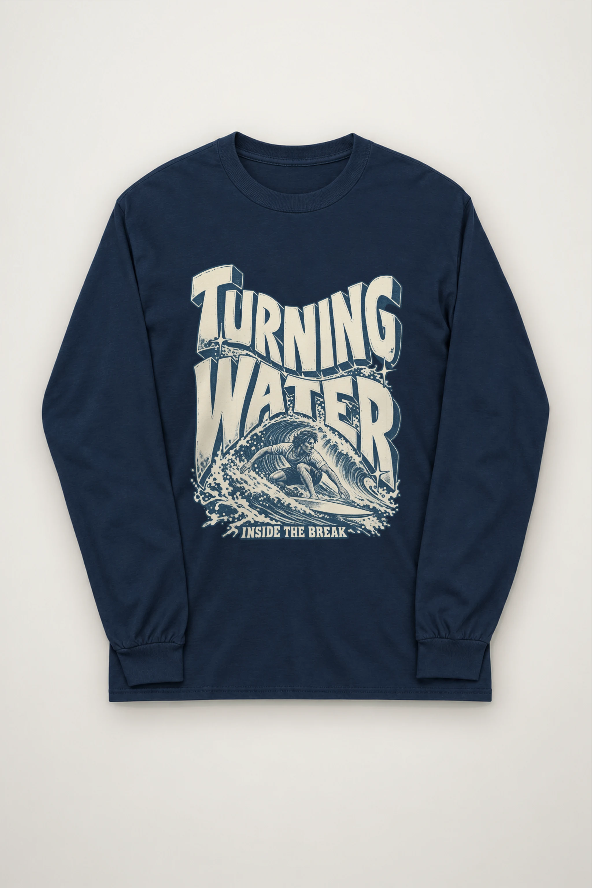 "Turning Water Inside The Break" Unisex Longsleeve T-shirt