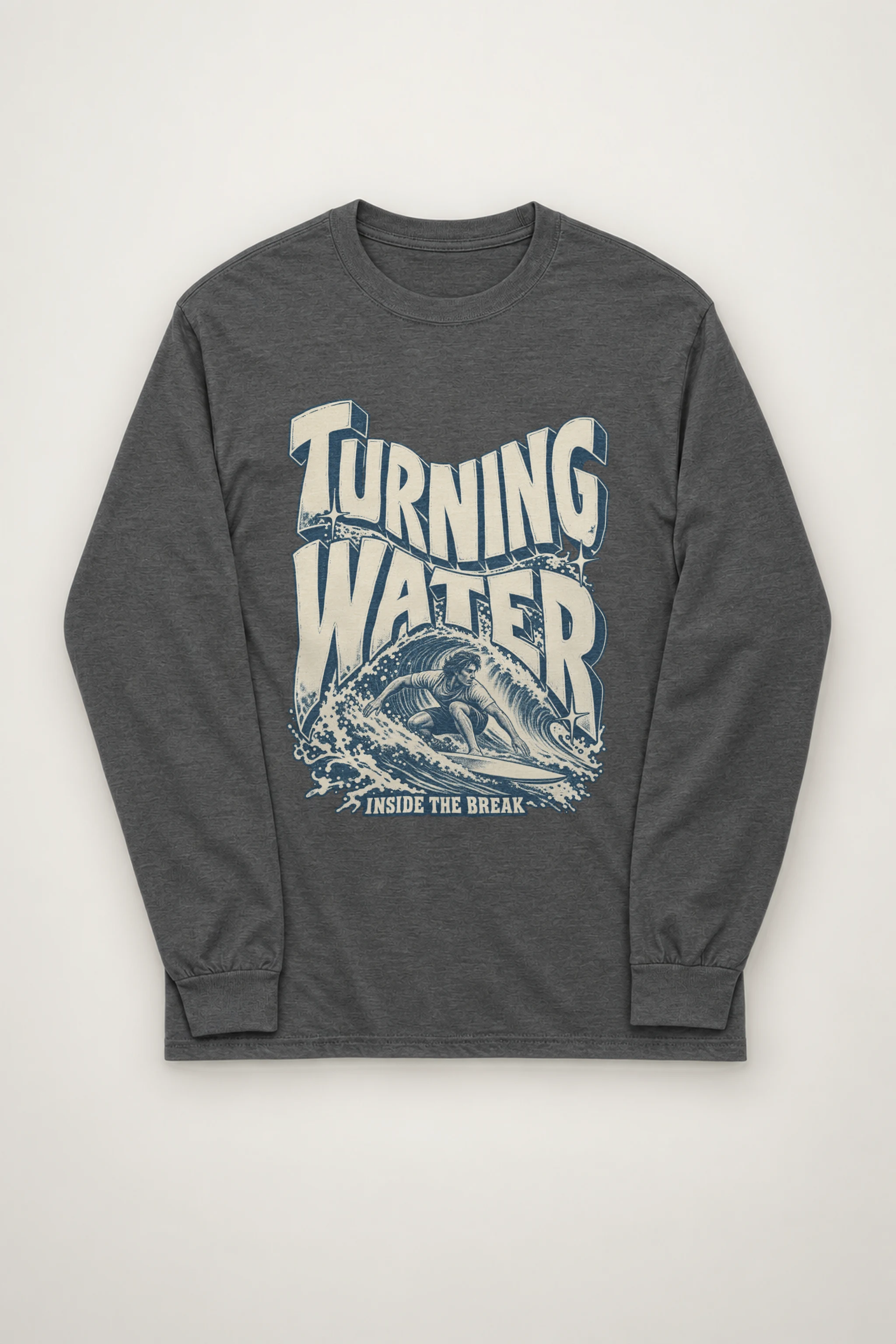 "Turning Water Inside The Break" Unisex Longsleeve T-shirt