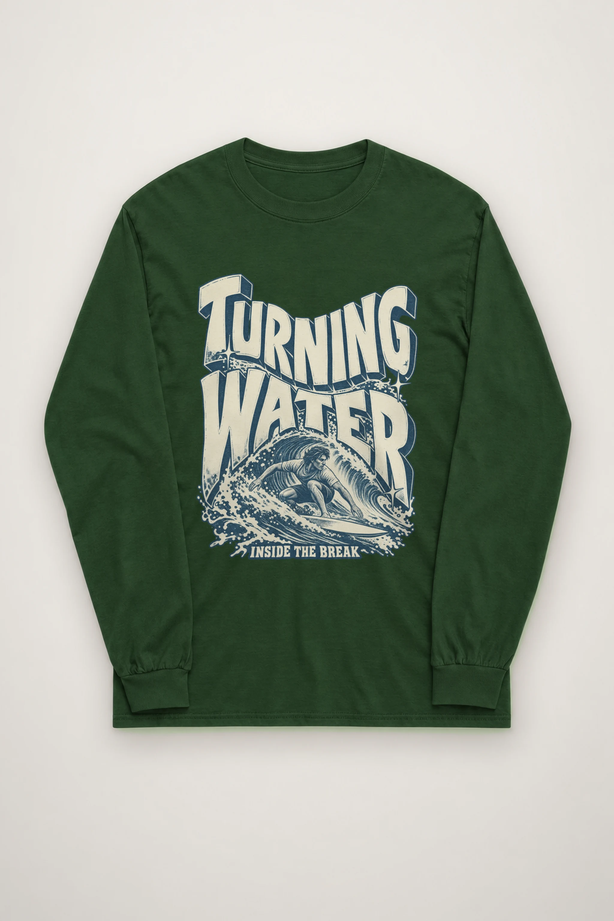 "Turning Water Inside The Break" Unisex Longsleeve T-shirt