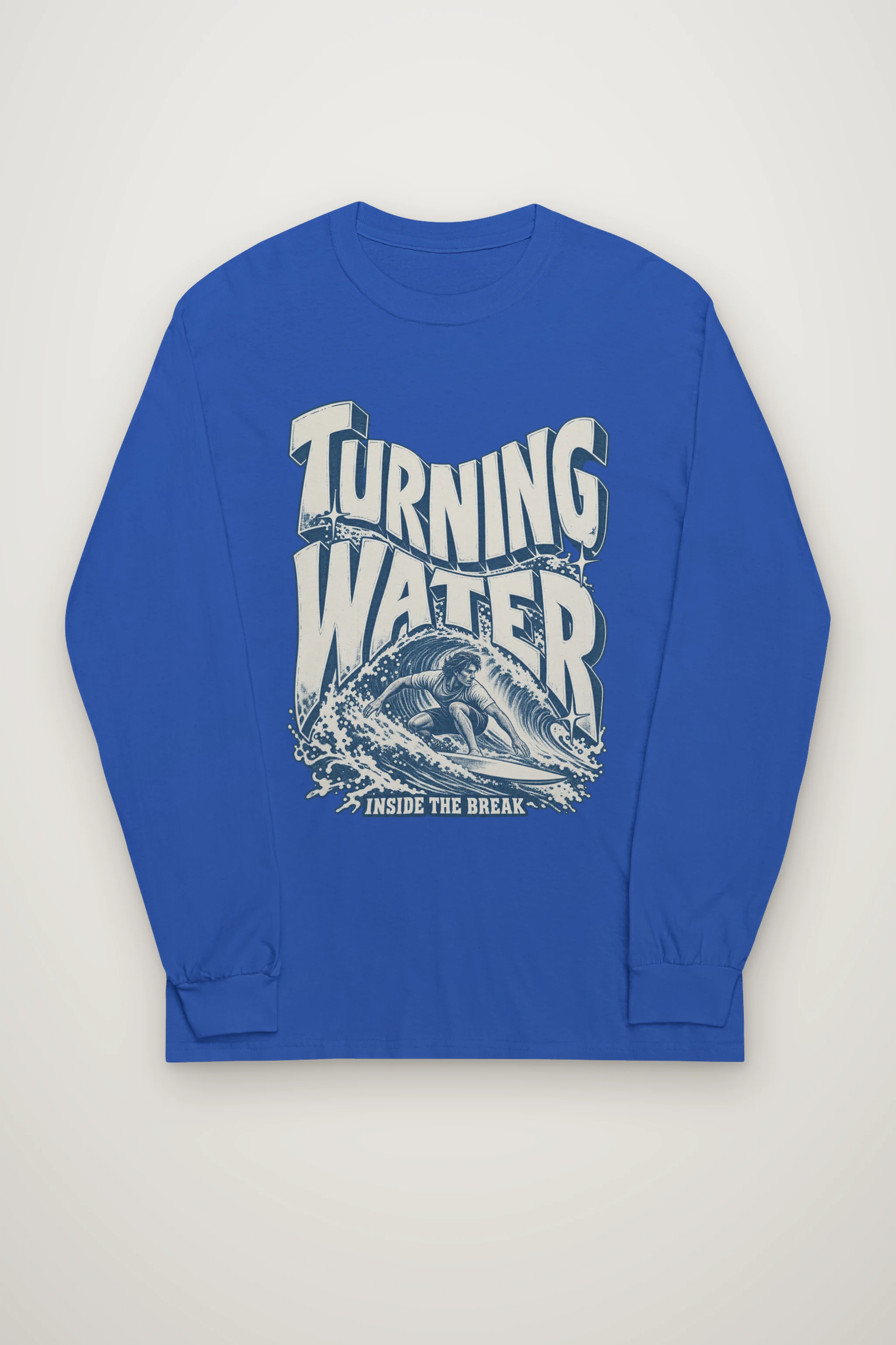 "Turning Water Inside The Break" Unisex Longsleeve T-shirt
