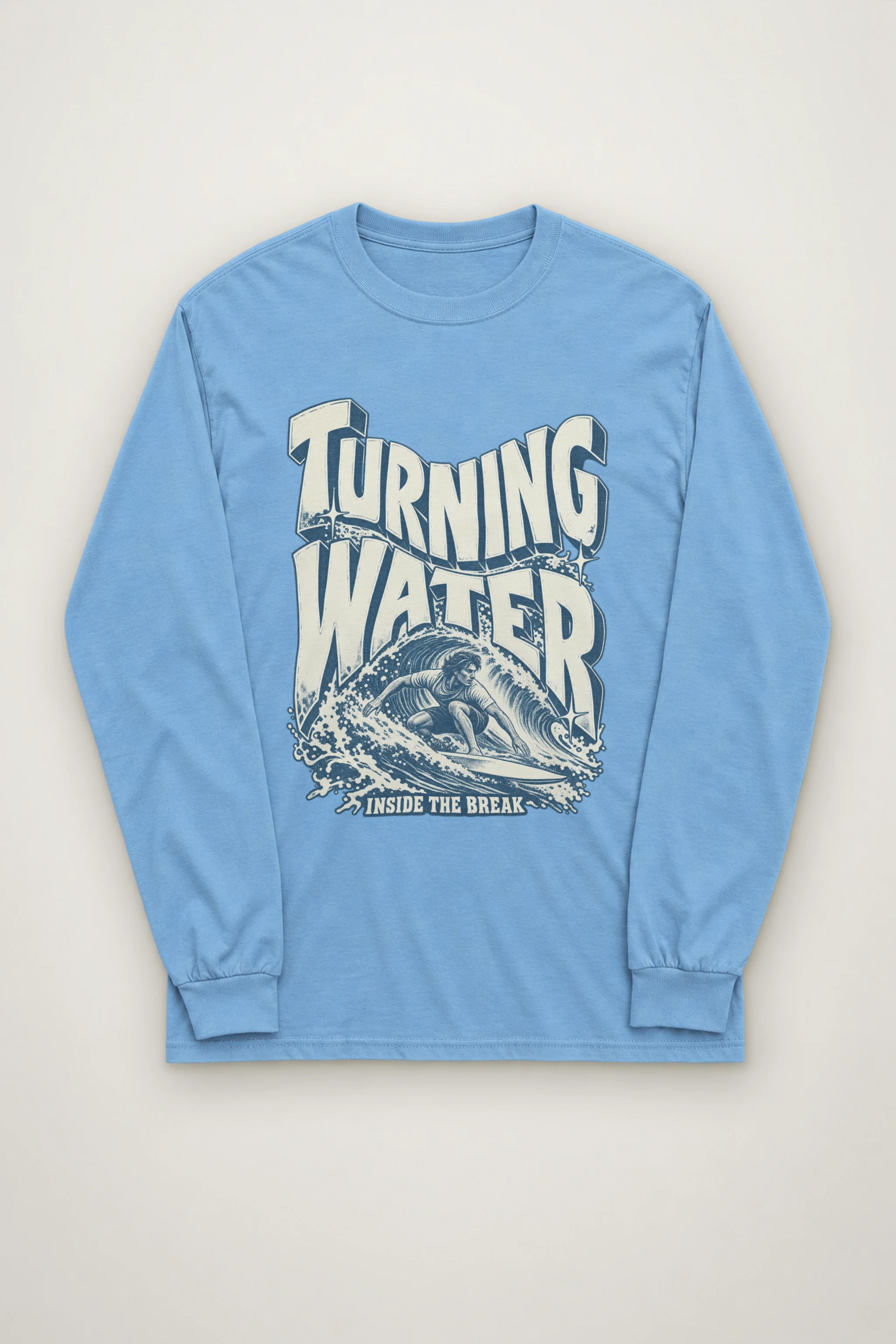 "Turning Water Inside The Break" Unisex Longsleeve T-shirt