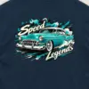 "Turquoise Roadster" Unisex Longsleeve T-shirt