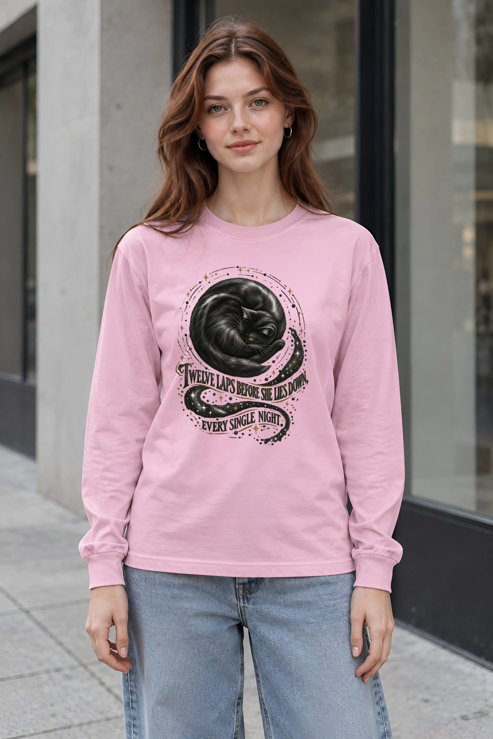 "Twelve Laps Before She Lies Down" Unisex Longsleeve T-shirt