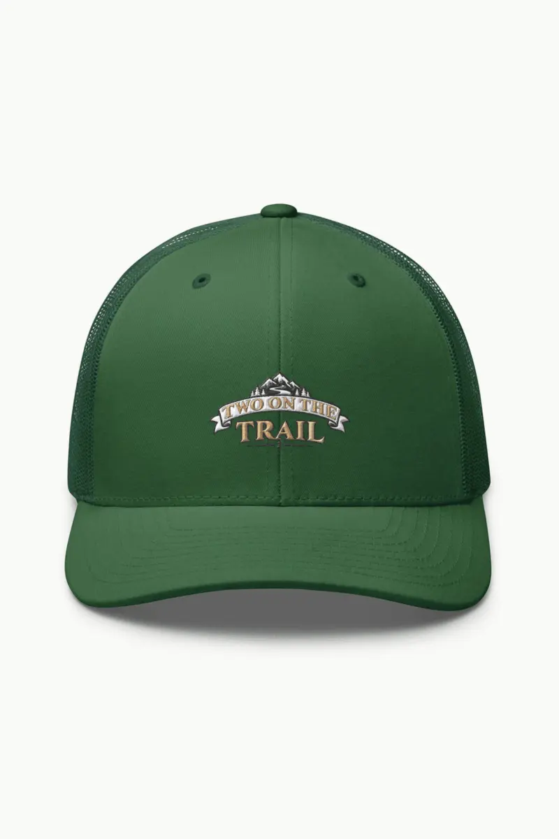 "Two on the Trail" Retro Trucker Cap · Embroidered