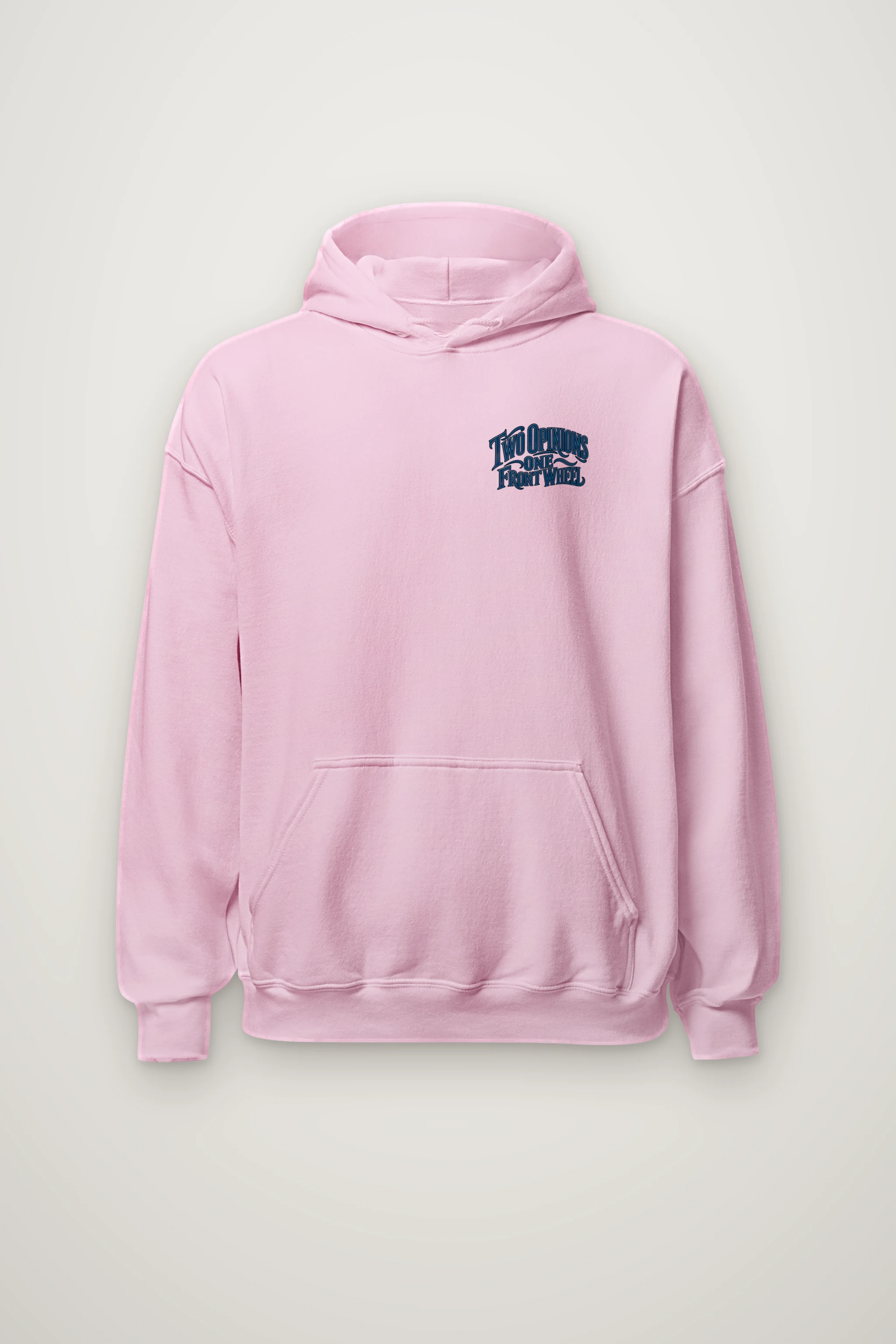 "Two Opinions, One Front Wheel" Heavy Blend Unisex Pullover Hoodie