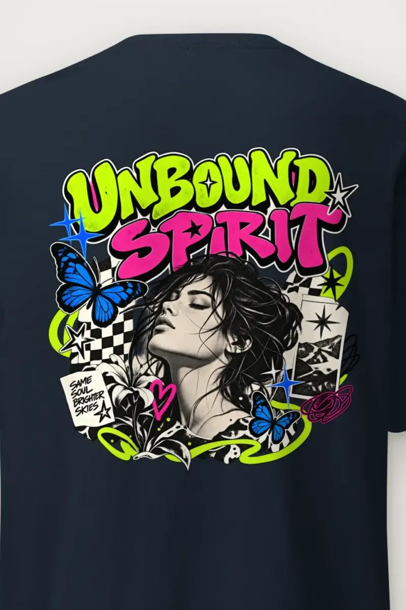 "Unbound Spirit" Heavyweight Unisex Crewneck T-shirt