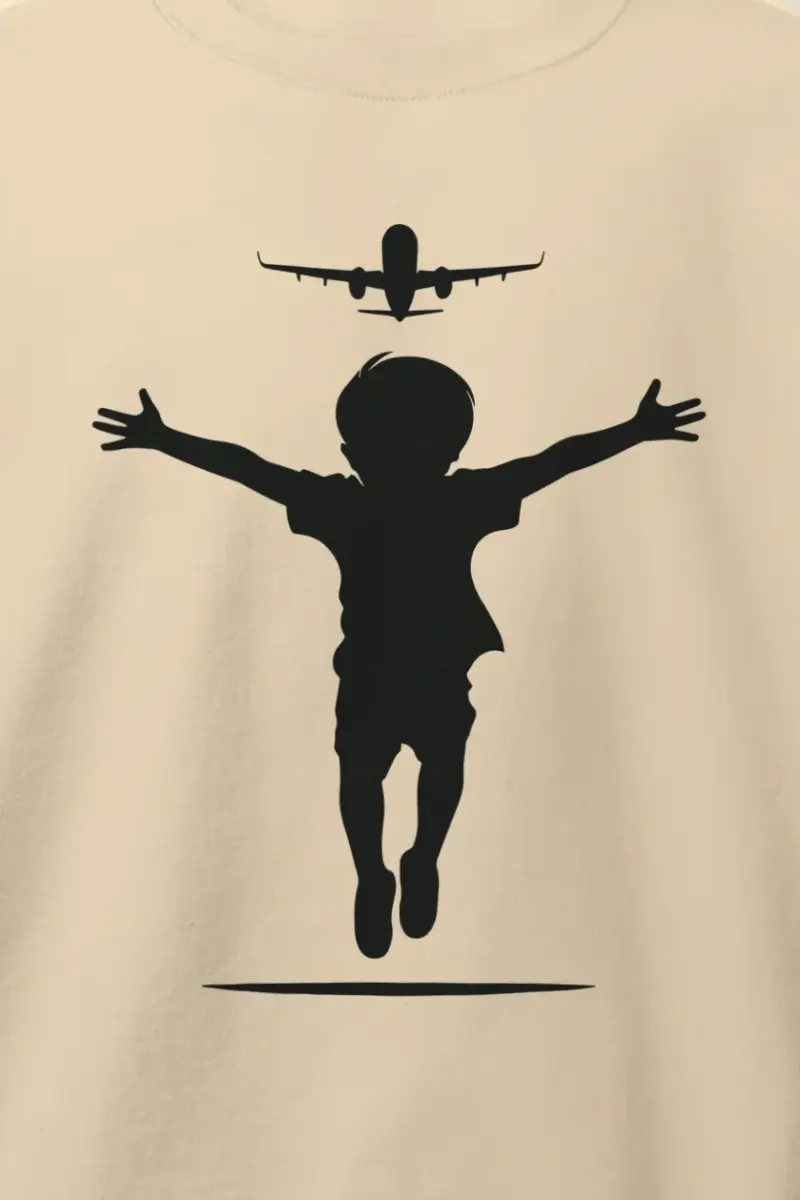 "Under The Flight" Heavy Blend Unisex Crewneck Sweatshirt