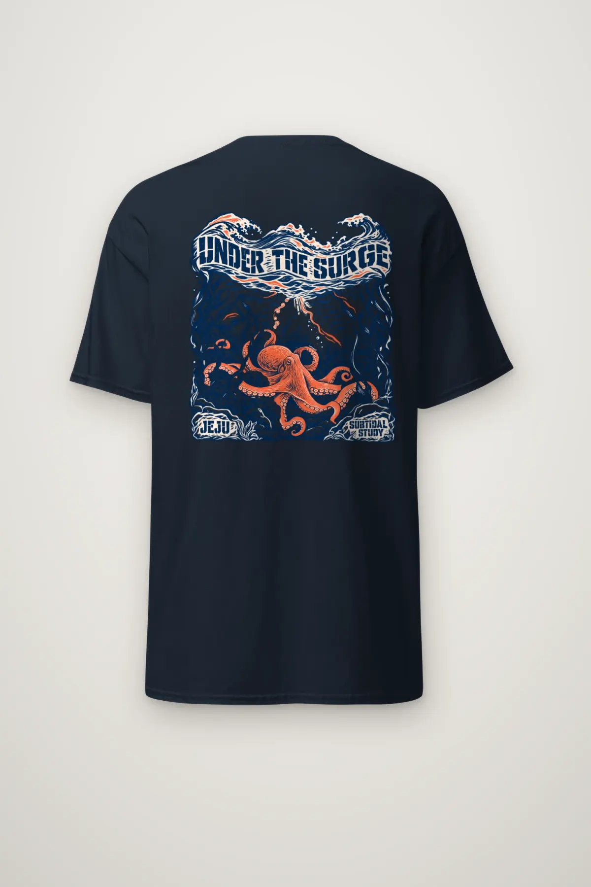 "Under the Surge" Heavyweight Unisex Crewneck T-shirt