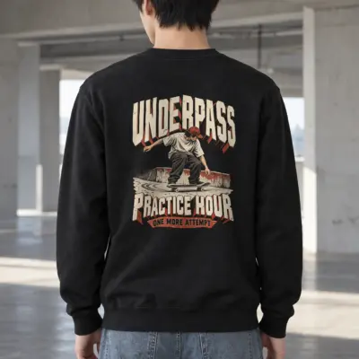 "Underpass Practice Hour" Heavy Blend Unisex Crewneck Sweatshirt