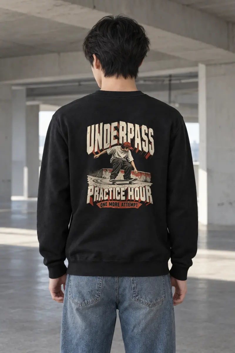 “Underpass Practice Hour” Heavy Blend Unisex Crewneck Sweatshirt