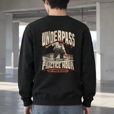 "Underpass Practice Hour" Heavy Blend Unisex Crewneck Sweatshirt