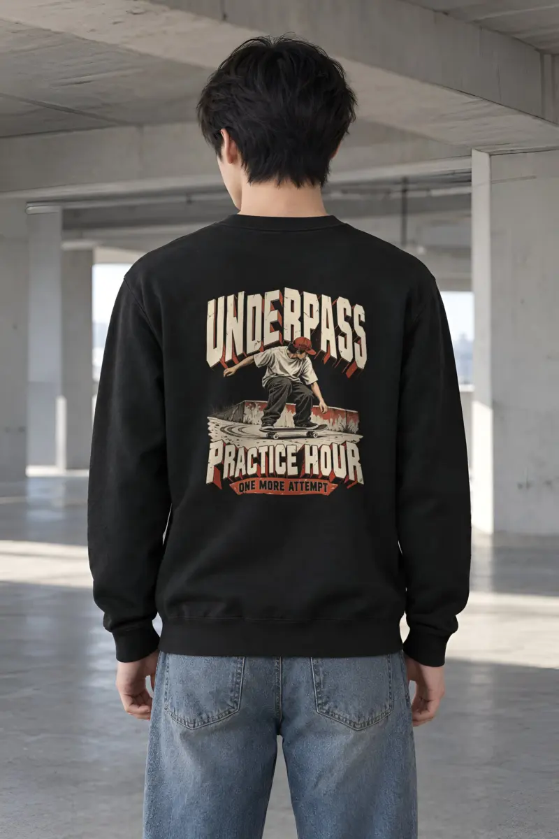 "Underpass Practice Hour" Heavy Blend Unisex Crewneck Sweatshirt