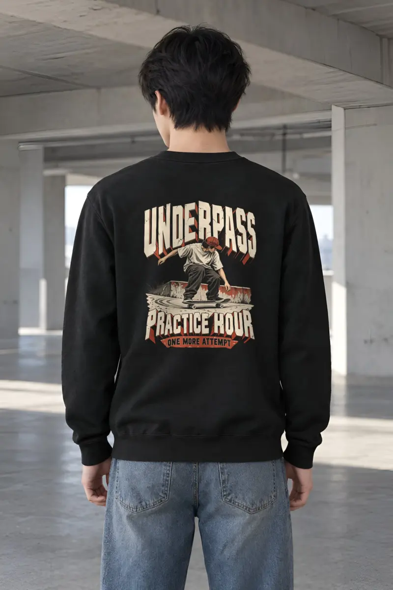 "Underpass Practice Hour" Heavy Blend Unisex Crewneck Sweatshirt