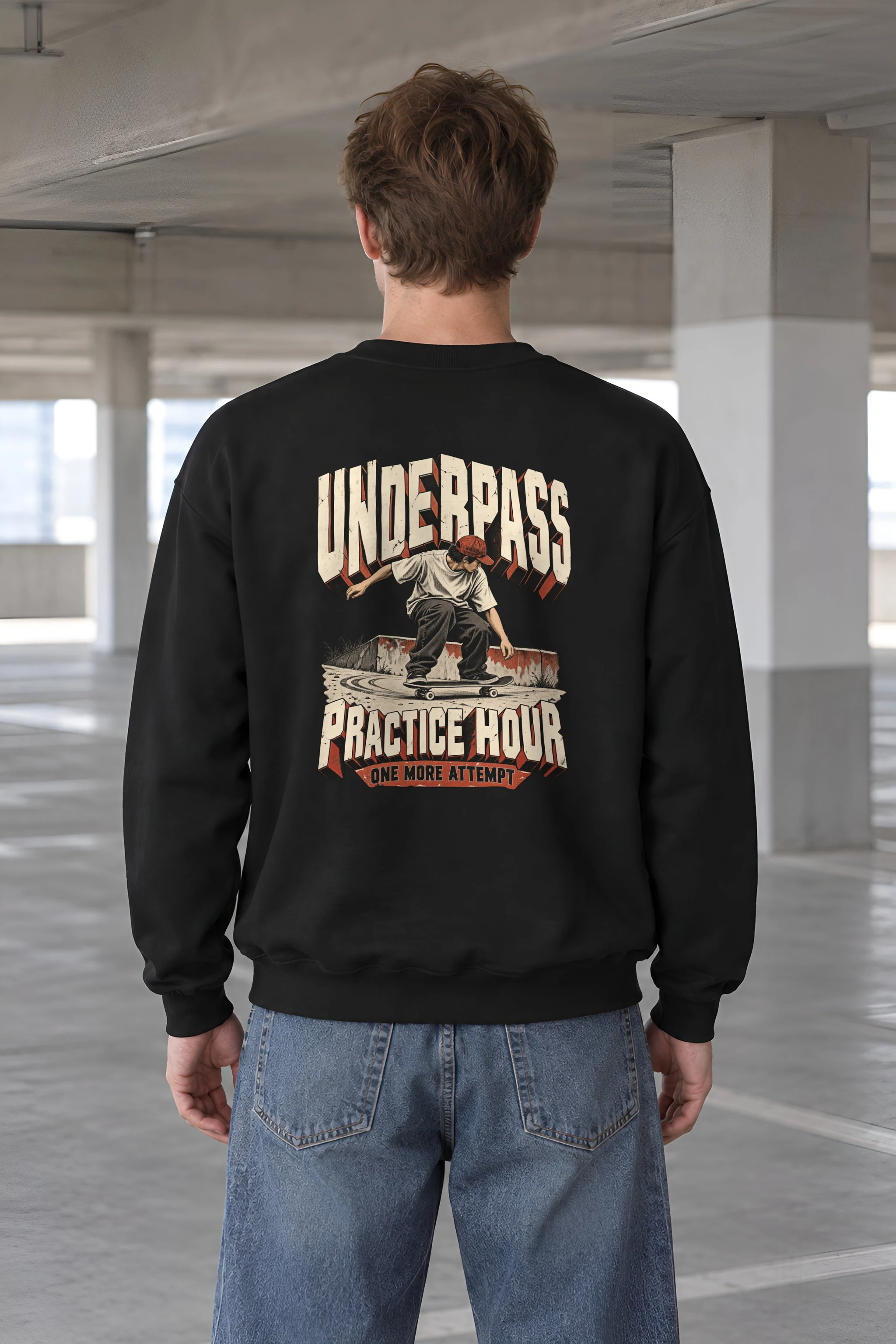 "Underpass Practice Hour" Heavy Blend Unisex Crewneck Sweatshirt