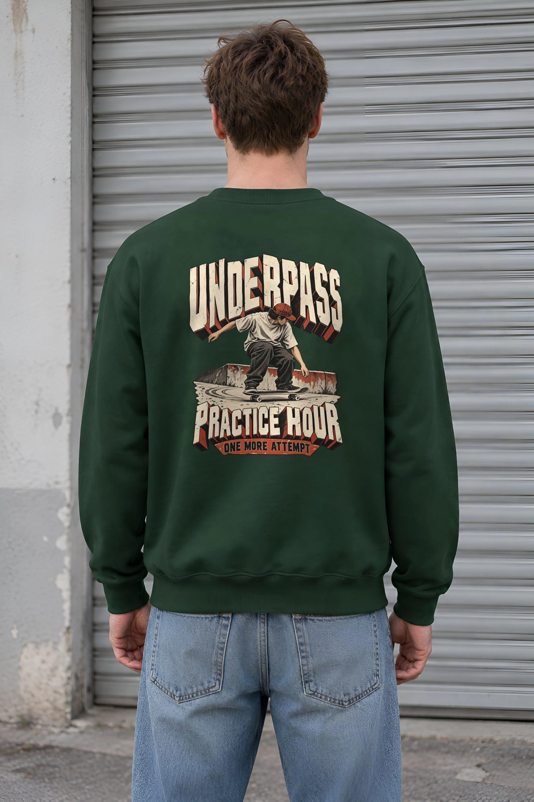 "Underpass Practice Hour" Heavy Blend Unisex Crewneck Sweatshirt