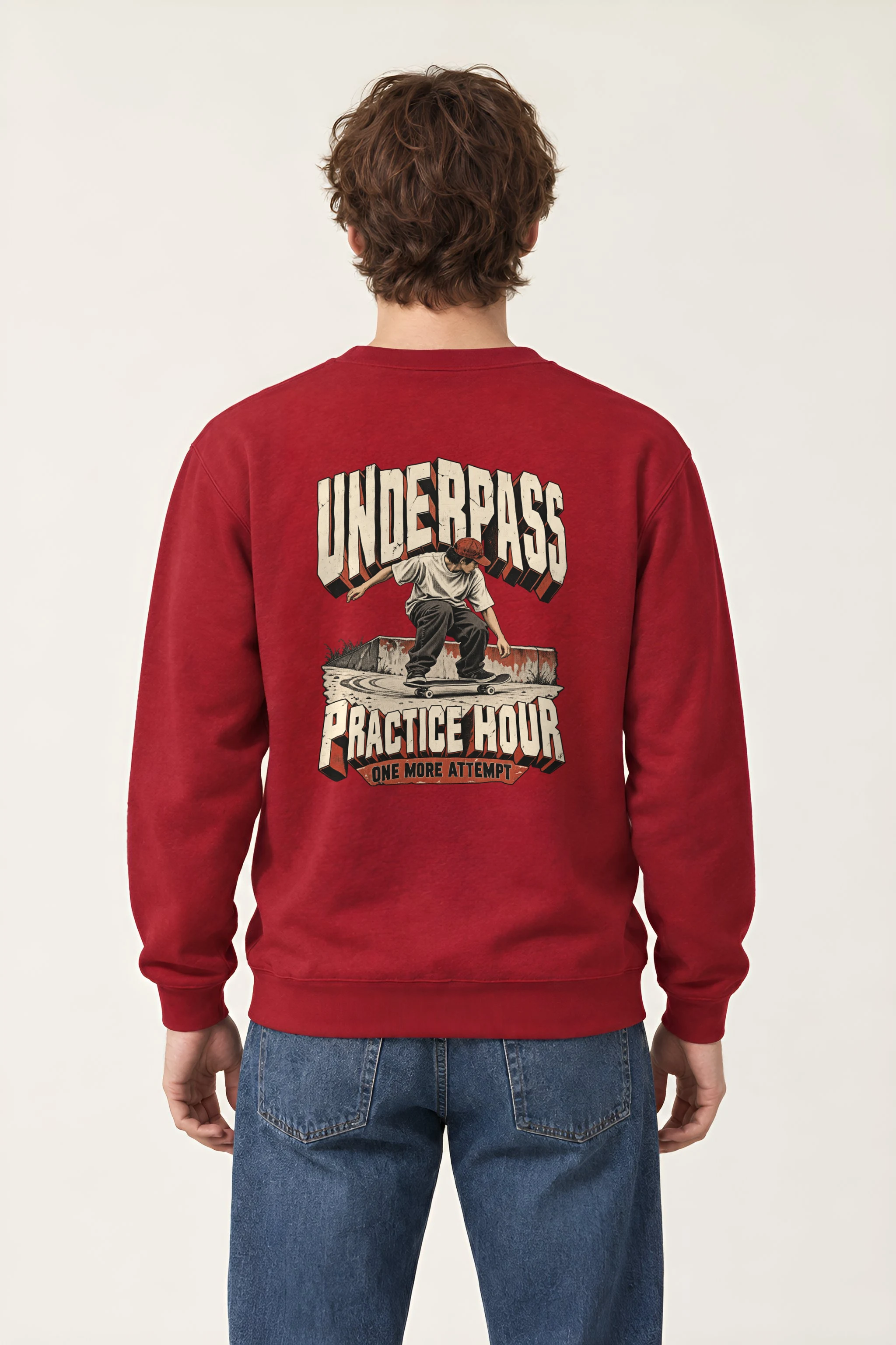 "Underpass Practice Hour" Heavy Blend Unisex Crewneck Sweatshirt