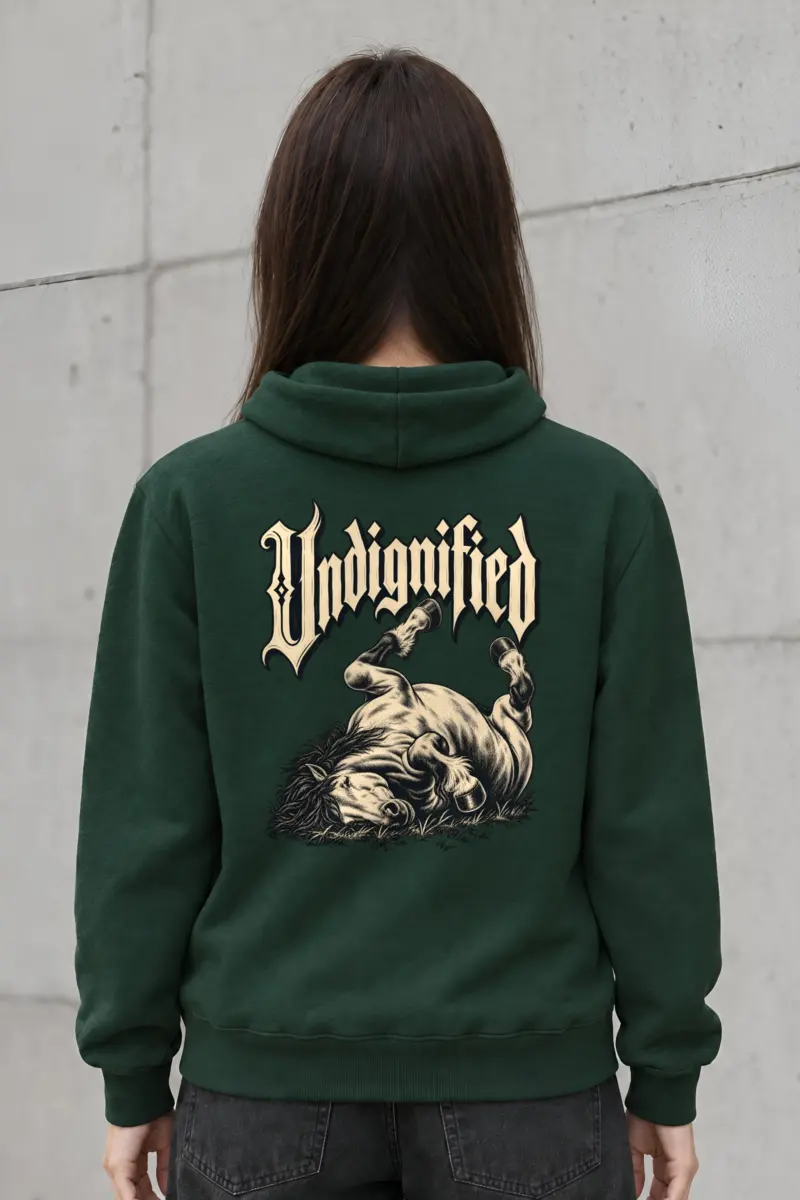 "Undignified" Heavy Blend Unisex Pullover Hoodie