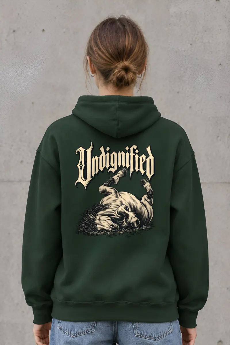 "Undignified" Heavy Blend Unisex Pullover Hoodie