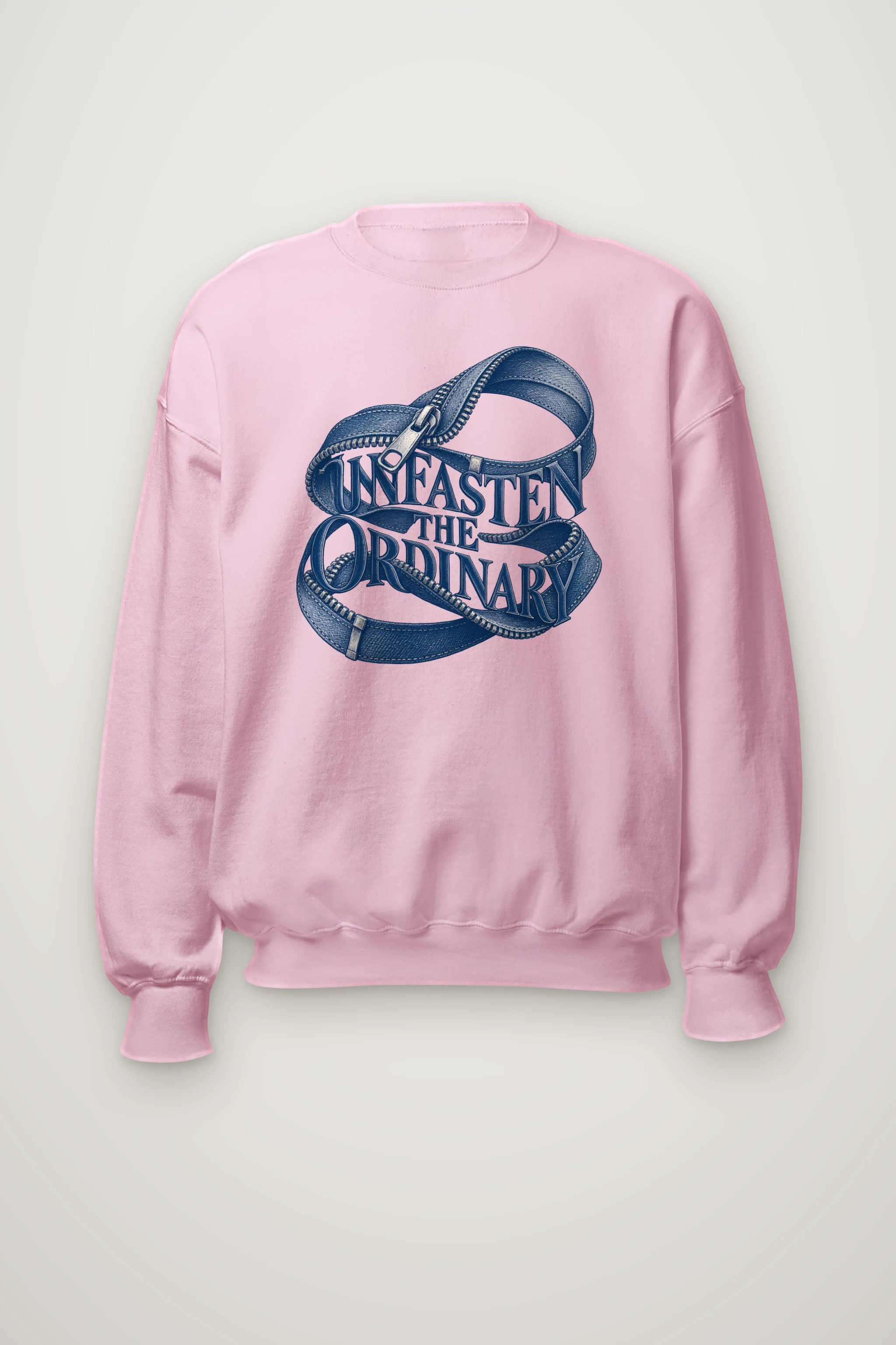 "Unfasten the Ordinary" Heavy Blend Unisex Crewneck Sweatshirt