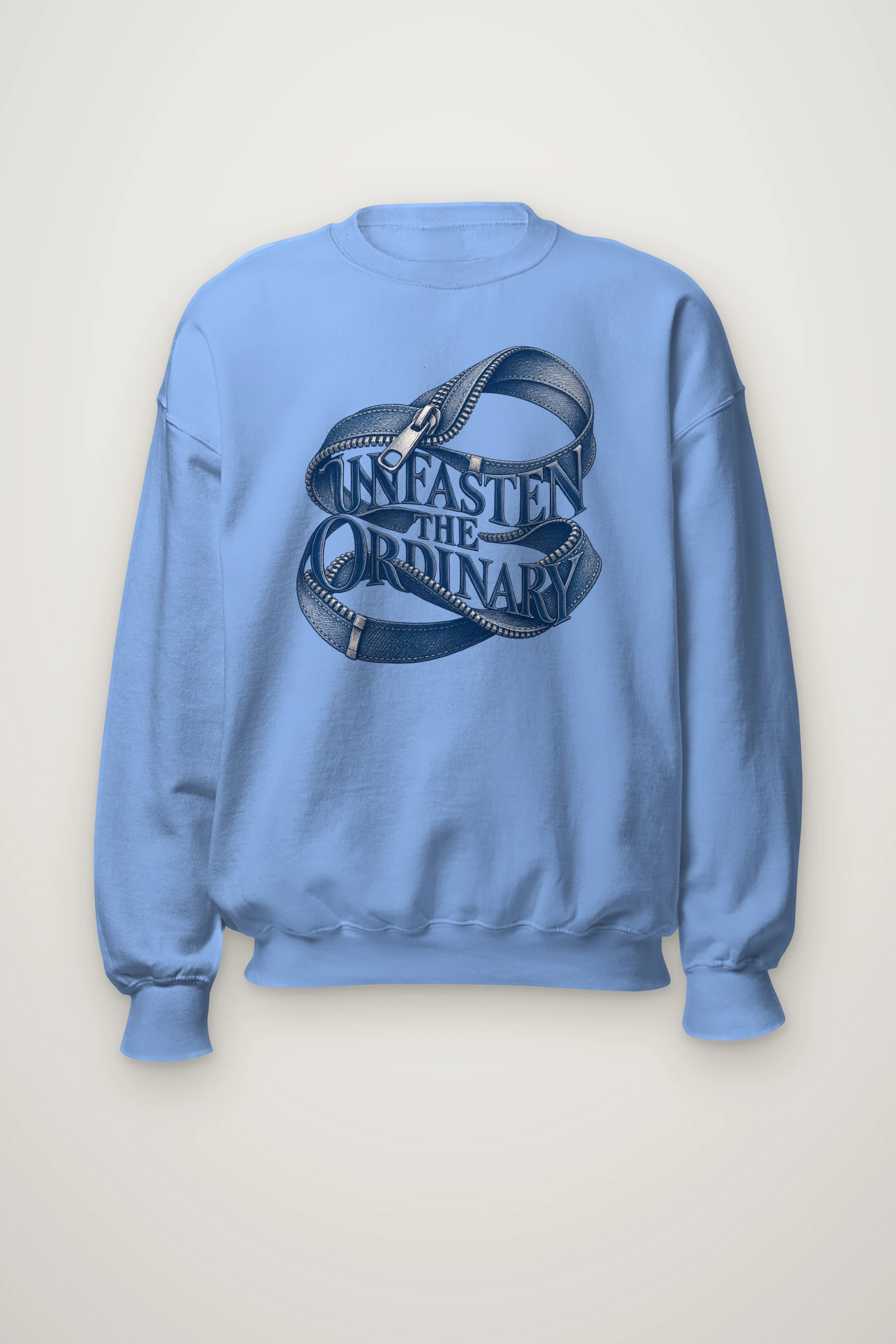 "Unfasten the Ordinary" Heavy Blend Unisex Crewneck Sweatshirt