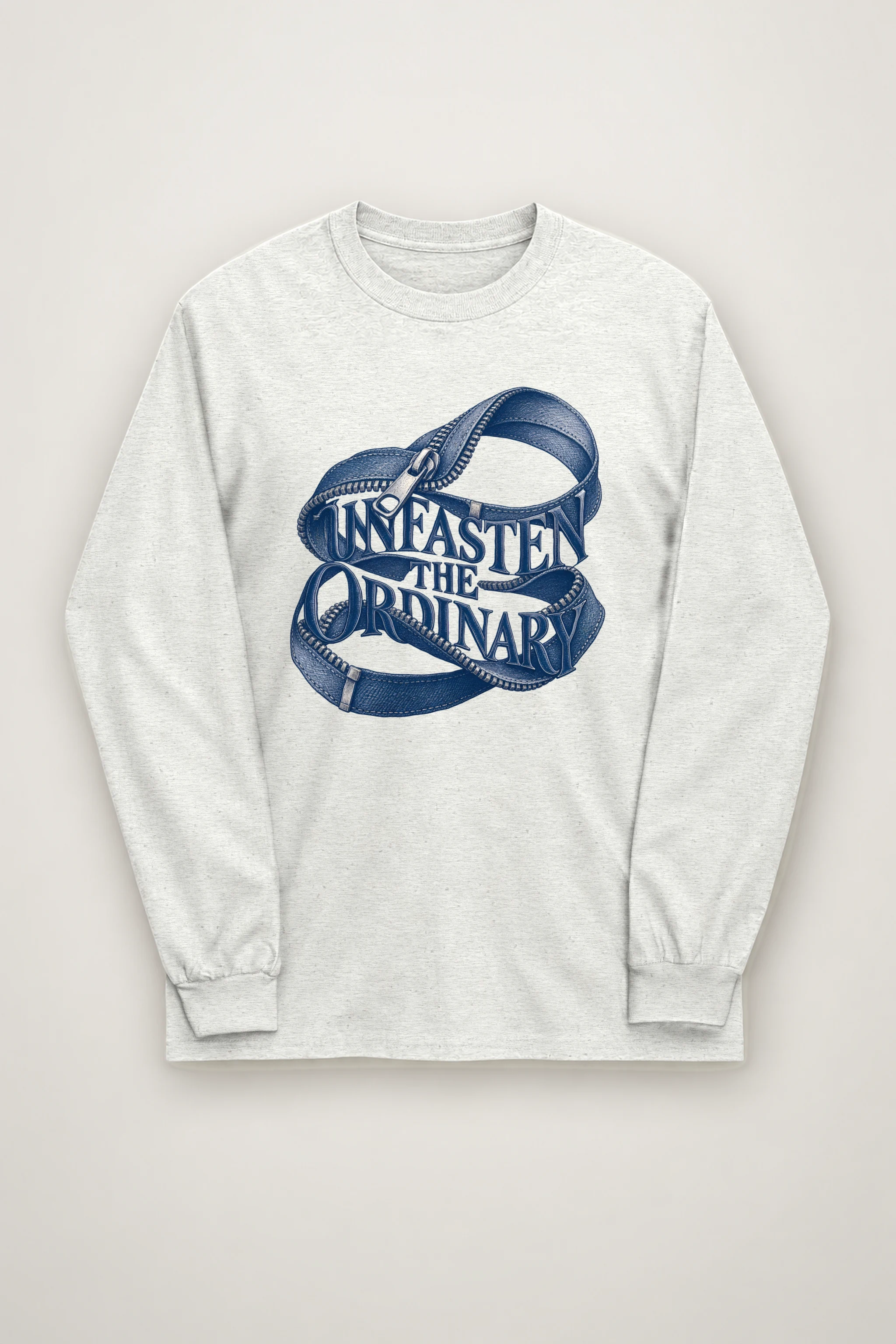"Unfasten the Ordinary" Unisex Longsleeve T-shirt