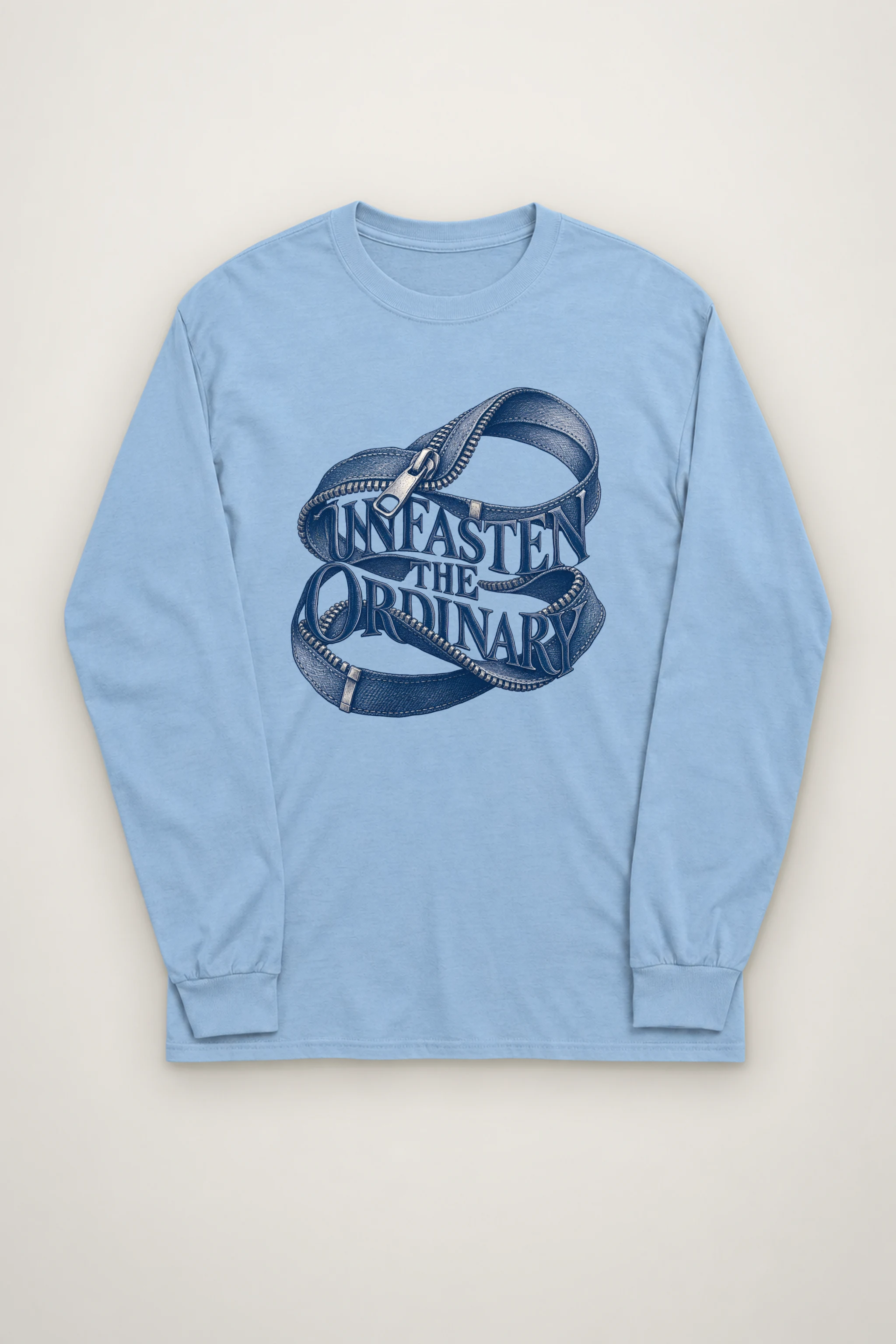 "Unfasten the Ordinary" Unisex Longsleeve T-shirt