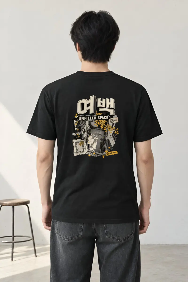 "Unfilled Space" Heavyweight Unisex Crewneck T-shirt