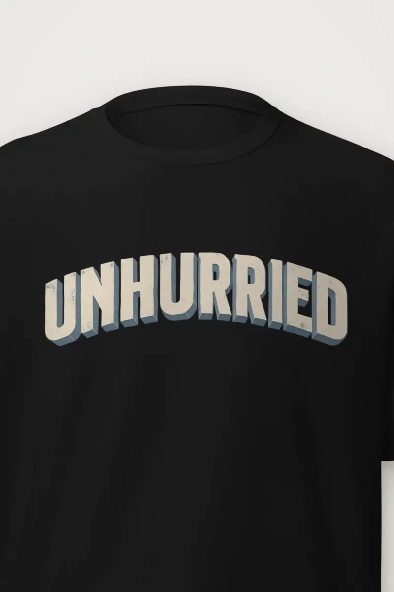 "Unhurried Volume" Heavyweight Unisex Crewneck T-shirt