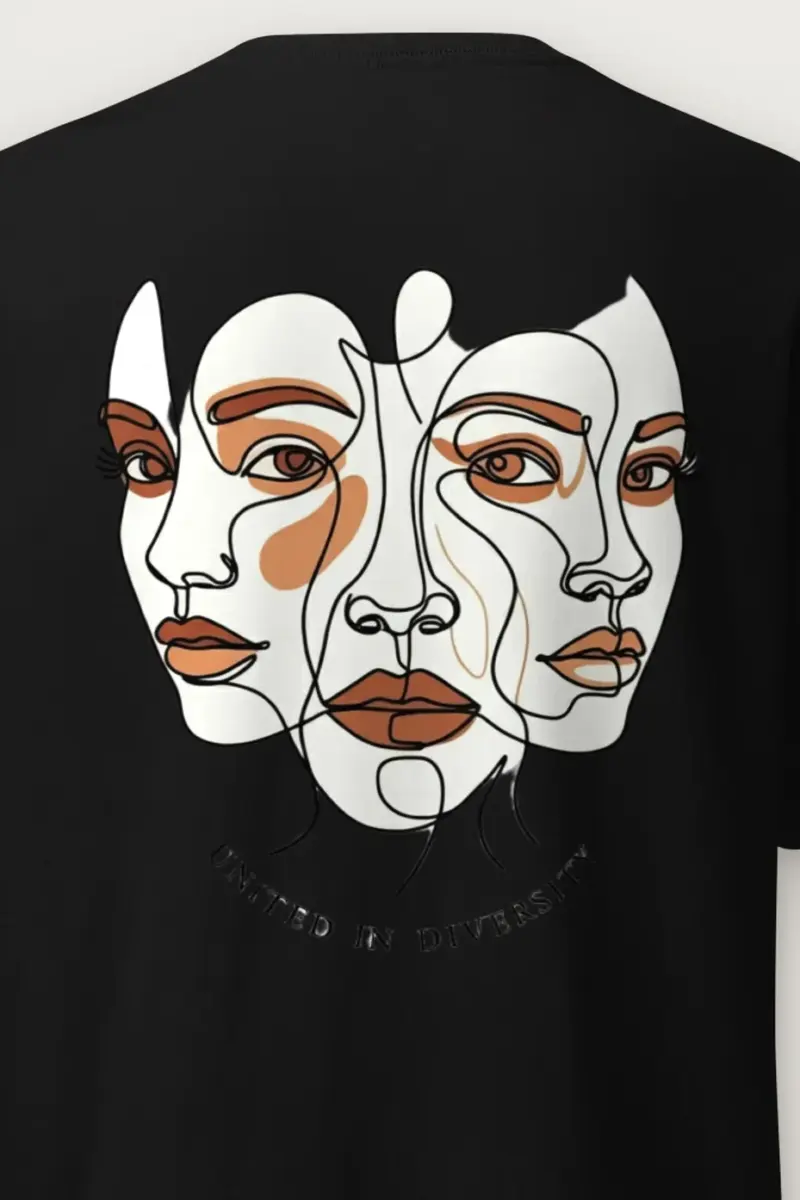 "United In Diversity" Heavyweight Unisex Crewneck T-shirt