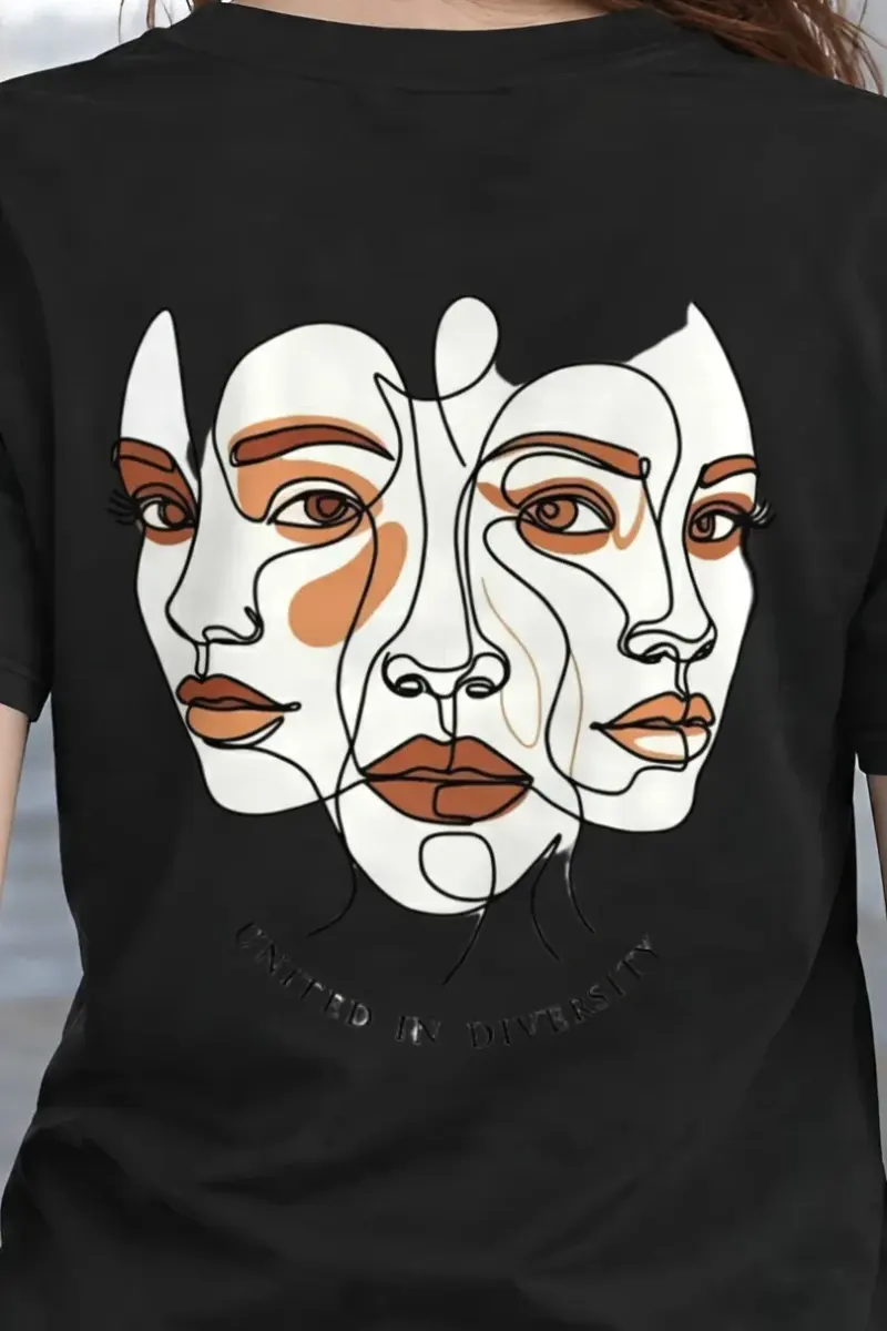 "United In Diversity" Heavyweight Unisex Crewneck T-shirt