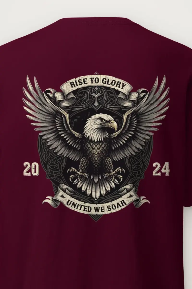 "United We Soar" Heavyweight Unisex Crewneck T-shirt