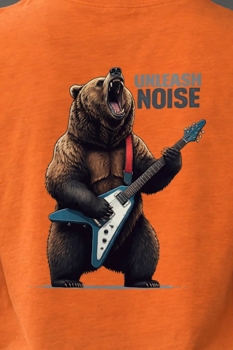 "Unleash Noise" Heavyweight Unisex Crewneck T-shirt