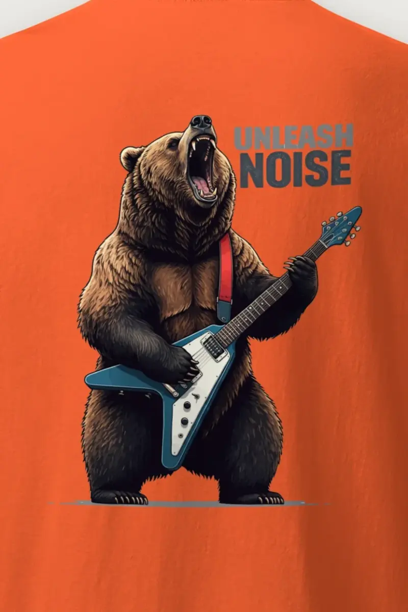 "Unleash Noise" Heavyweight Unisex Crewneck T-shirt